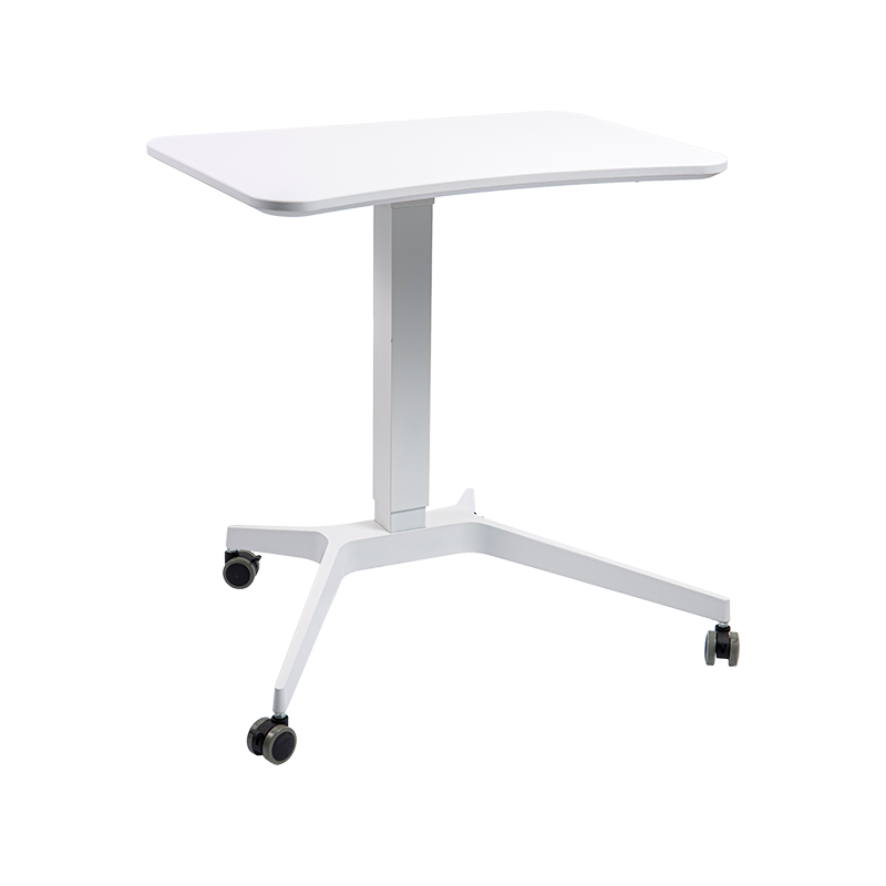 TH07 (Square Aluminum Tube Column) Pneumatic Height-Adjustable Desk